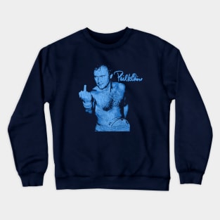 Funny Phil Collins Fan Art Blue Crewneck Sweatshirt